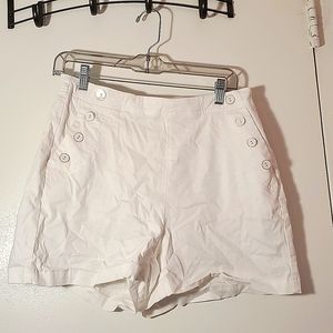 Target white sailor style shorts